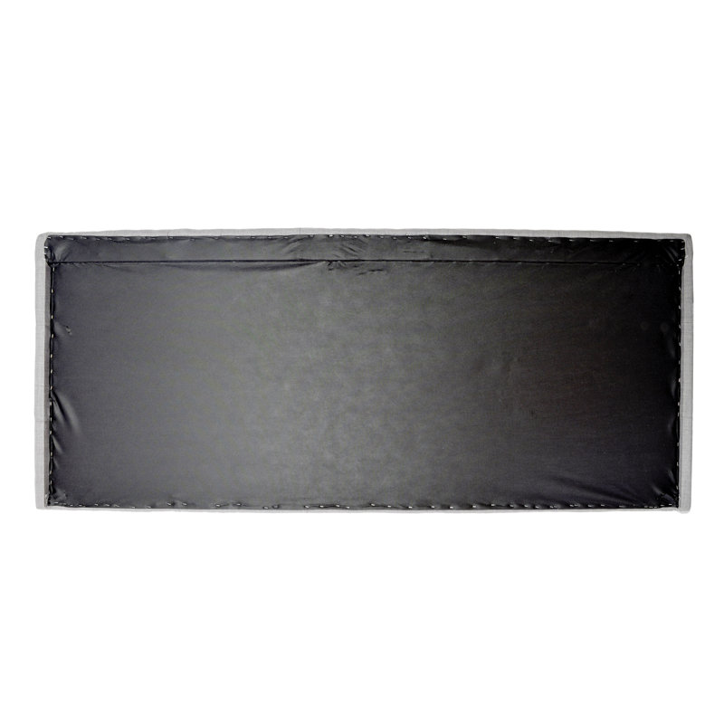 Tête de lit tapissier, Grand, Gris foncé