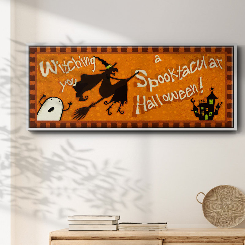 Spooktacular Collection D- Framed Canvas