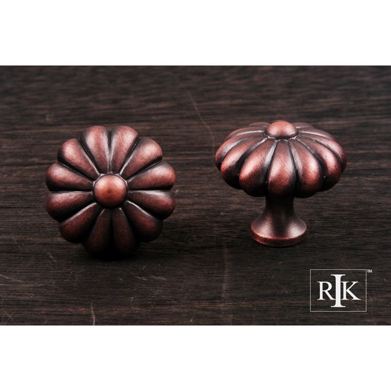CK Series Knob, Large, Distressed Copper