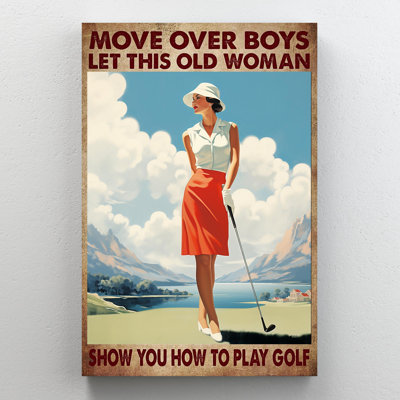 Homerus " Old Woman Show You How To Play Golf "