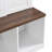 Versatile Hall Tree With 4 Hanging Hooks, Brown Wood Grain Bench With Multiple Storage Space, Entryway Cabinet With Open Compartments For Living Room, Hallway-869694534