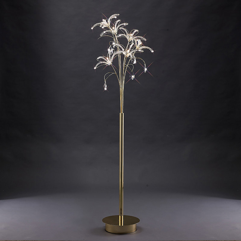 160cm Novelty Floor Lamp, Brass