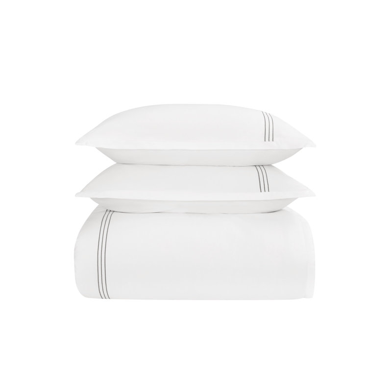 Sylph White/Highrise 3pc Queen Comforter Set, Queen Comforter + 2 Shams