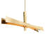 Lustre à DEL intégré de 50 pouces - Luminaire suspendu moderne en laiton avec température de couleur réglable-522501171-522501164