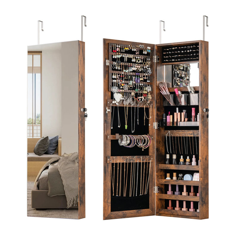 Jewelry Armoire, Brown