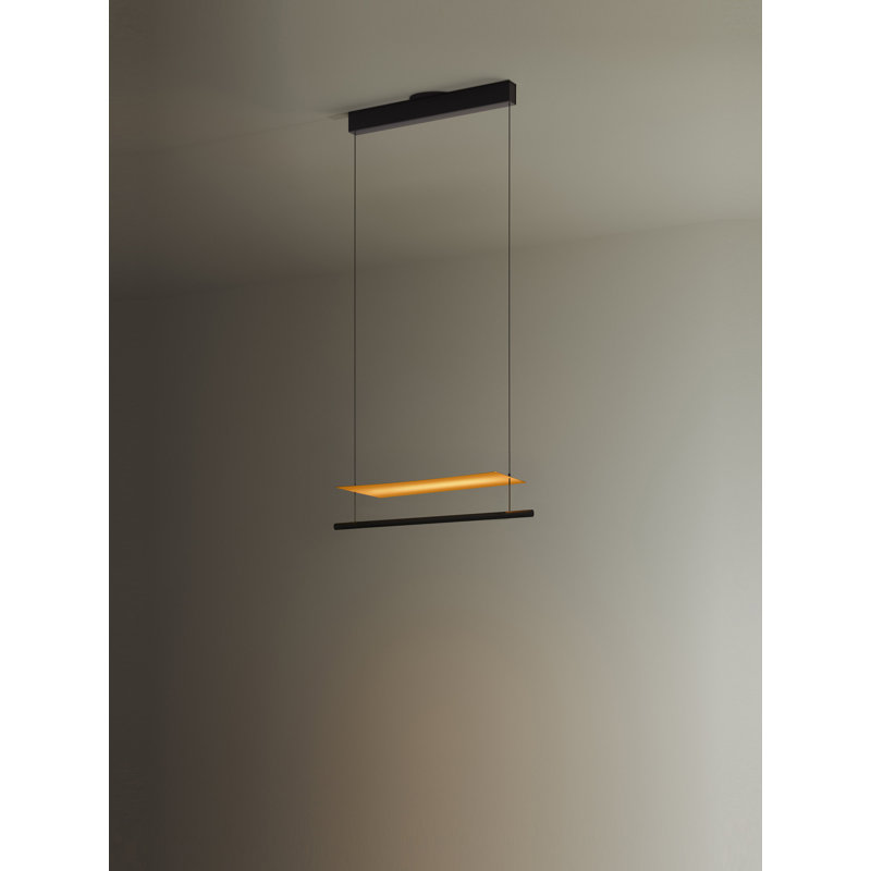 Lámina 45, 200.4" H x 23.1" W x 7.8" D, Gold, 18 W