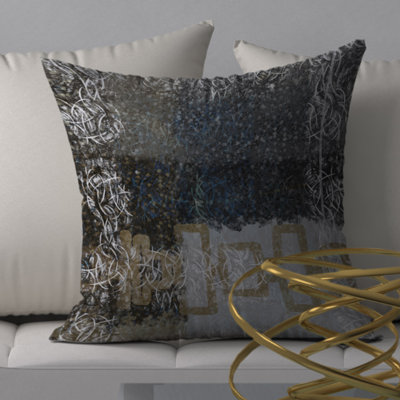 Abstract Reversible Throw Pillow