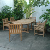 Kramer Outdoor 7 - Piece Teak Dining Set