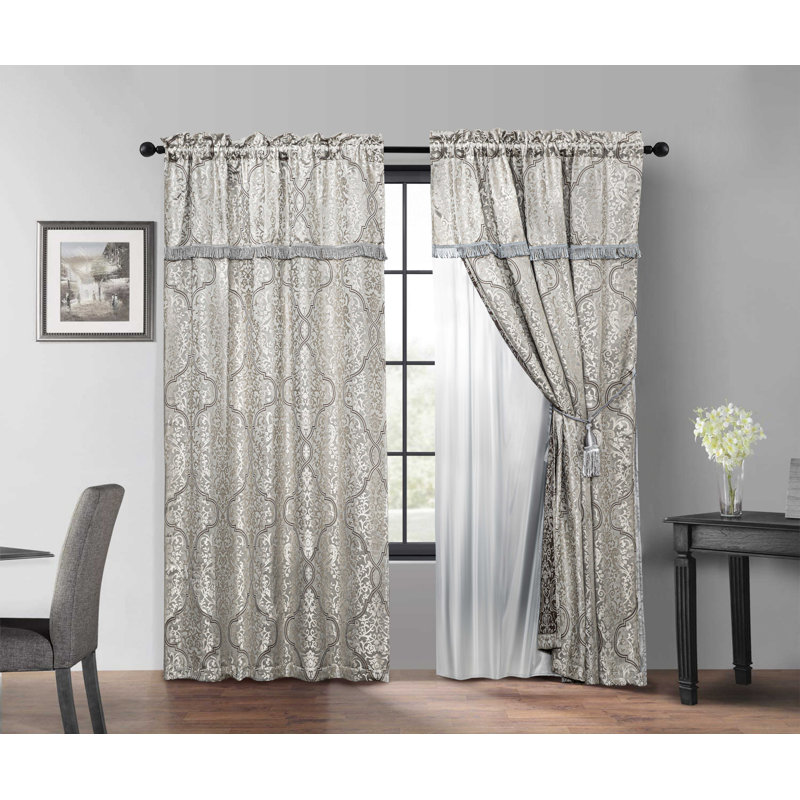 Semi Sheer Curtain Pair