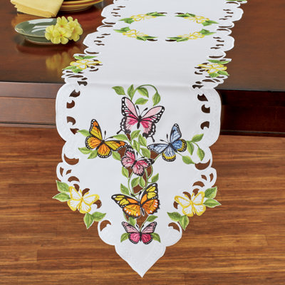 Linge de table Butterfly Cross