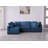 Jocqua Velvet L-Shaped Sectional Reversible-850340315