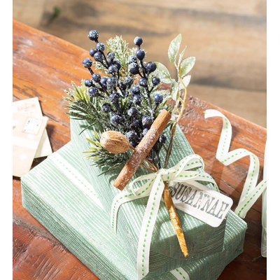 Branche d'herbes artificielles 3 po