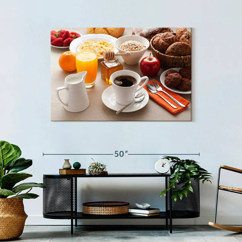 Petit-déjeuner satisfaisant Yarlin, H 30 po x l 45 po