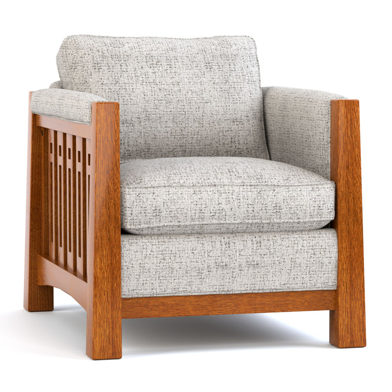Highlands Armchair, Brown Wood