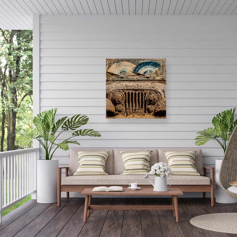 «After the Mudbog On Canvas» par Jay Heiser, reproduction, H 18 po x l 18 po