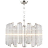 Harli-Jak 4 - Light Ryder Crystal Waterfall Unique Cylinder Chandelier
