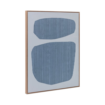 Uma Framed Painting Deep Purple Palette