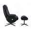 Fauteuil d'appoint pivotant avec repose-pieds Motion