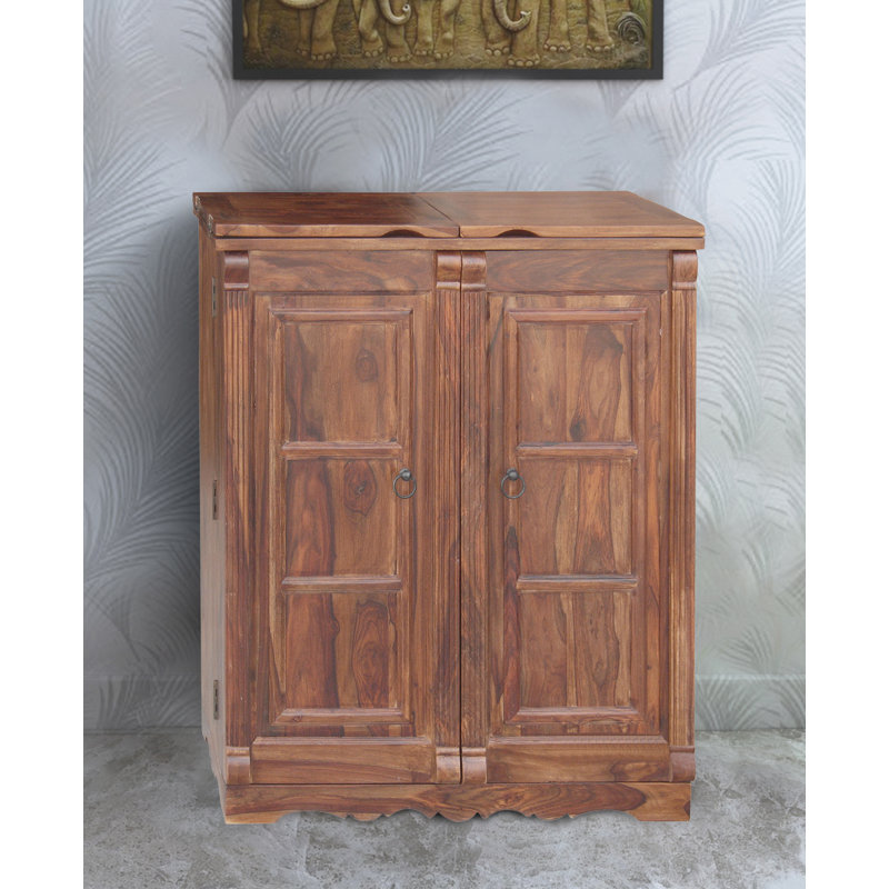 Lola 188cm Solid Wood Bar Cabinet