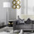 Yehuda 60.25'' Silver Traditional Floor Lamp