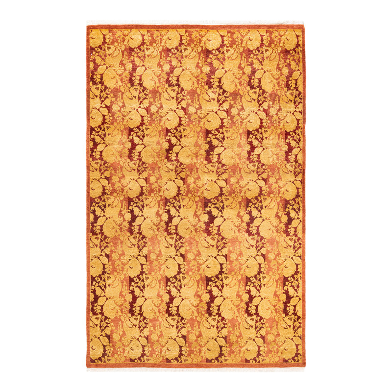 Classic One-of-a-Kind 4' 7" X 7' 0" Hand Knotted Area Rug