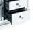 Jalexis 3 - Drawer Mirrored Nightstand