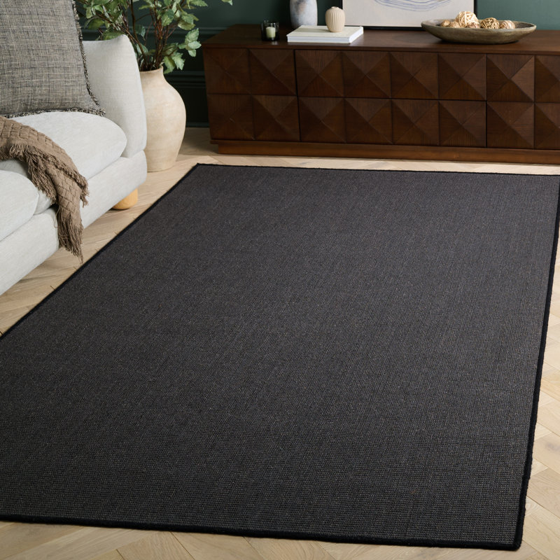 Tapis sans motif en sisal Nf441, Rectangle de 5 pi x 8 pi