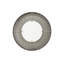 Miroir décoratif rond en métal percé Catalano