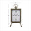 Horloge de table analogique analogique en laiton