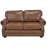 Speroni 74" Genuine Leather Rolled Arm Loveseat-20119951