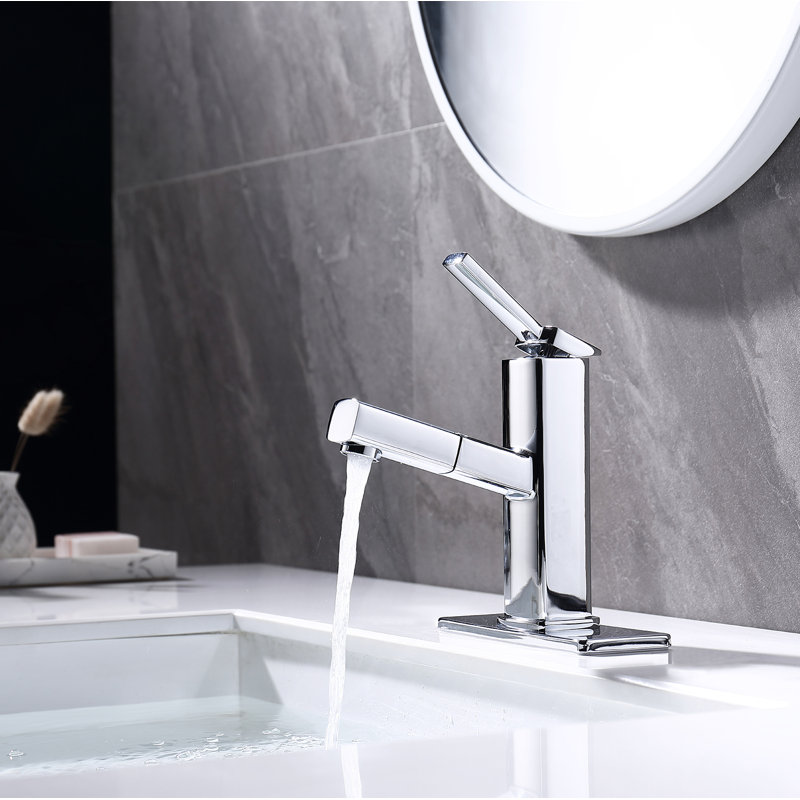 Single-handle Bathroom Faucet, Chrome