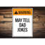 Plaque en aluminium «Dad Joke»-58278611