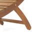 Chaise longue de patio élégante en bois brun pour les espaces extérieurs-2012434829