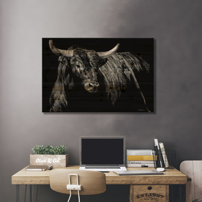 Brindle rodéo bull