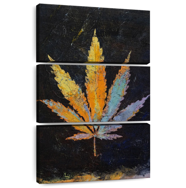 Cannabis, 57" H x 36" W