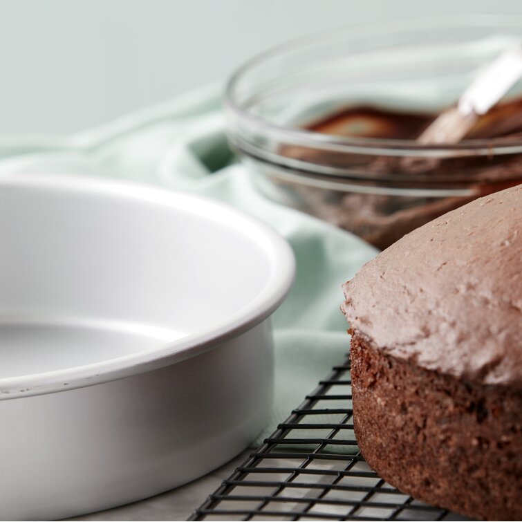 Round Cake Pan Set of 4 - Nonstick Baking Cake Pans, Dishwasher Safe - 8  Inch