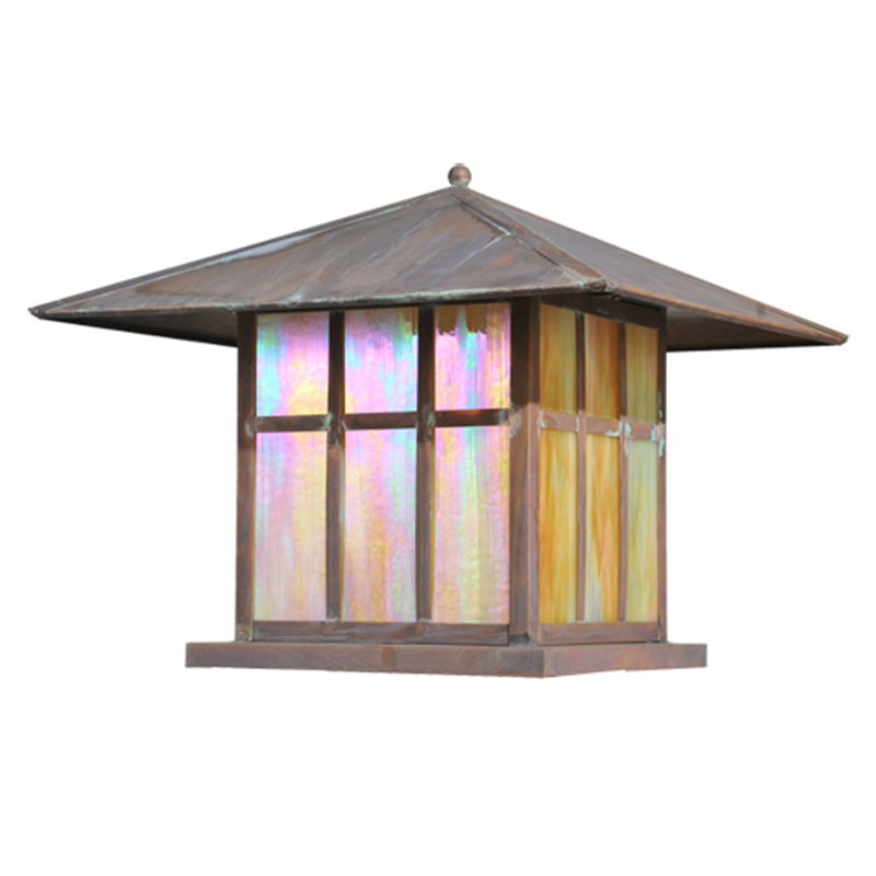 Luminaire à fixation sur mât câblé 2 lumières Seneca
