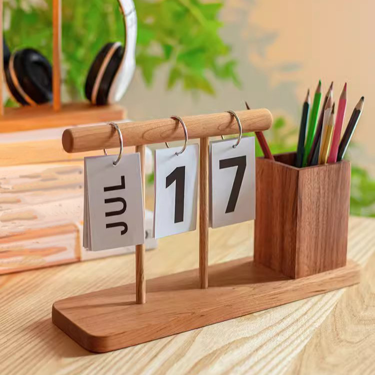Marjoree Wood Desk Organizer