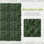 Turbeville 5cm H x 50cm W White/Green Polyethylene Plastic Fence Panels
