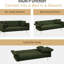 Lit convertible, texture velours, structure en bois brun, convient aux petits espaces - pliables, 2 sièges, coussins mi-doux, pour les salons-1849333105-1849333107