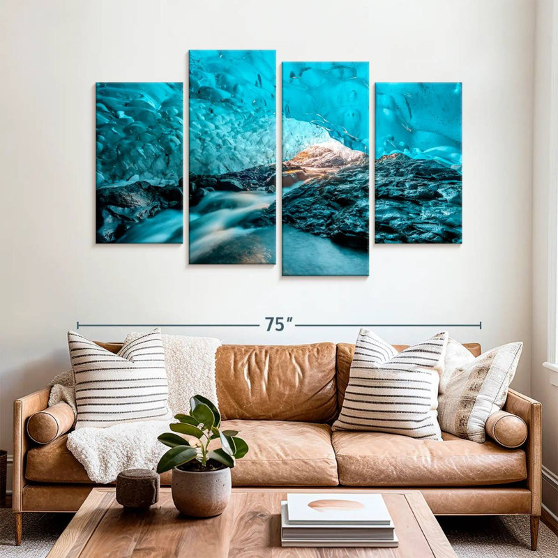 Alvord Inside Vatnajokull Glacier, 42" H x 68" W