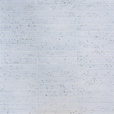 SAMPLE-Fusion Brick 2.48" x 15.74" Natural Terrazzo Subway Wall Tile
