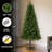 Unlit Artificial Christmas Tree With Plastic Stand