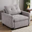 Fauteuil convertible capitonné l 35 po