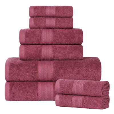 Asleigh 8-Piece Cotton Towel Set