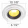 Spot Light Ring Trim Ceiling Medallion