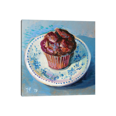 Chocolate Muffin 1 Piece Wrapped Canvas Painting