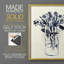 Indigo Floral Vase II, reproduction encadrée - bois massif-112365996-112365998