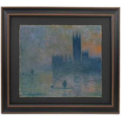 Les chambres du Parlement (effet de brouillard) par Claude Monet