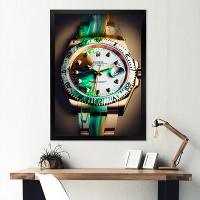 «Cher montre sur écran III», reproduction sur toile
